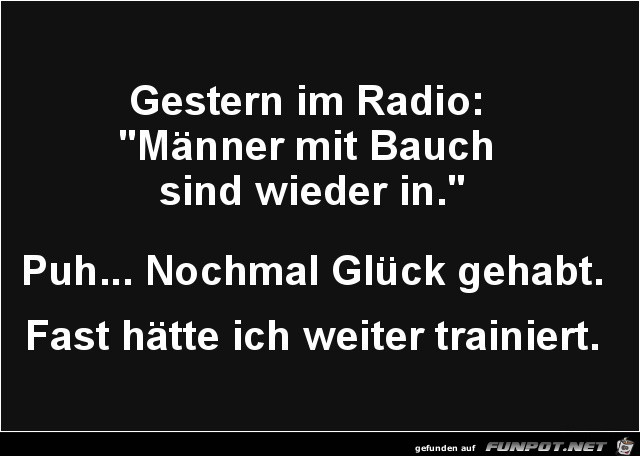 Männer mit Bauch Männer mit Bauch