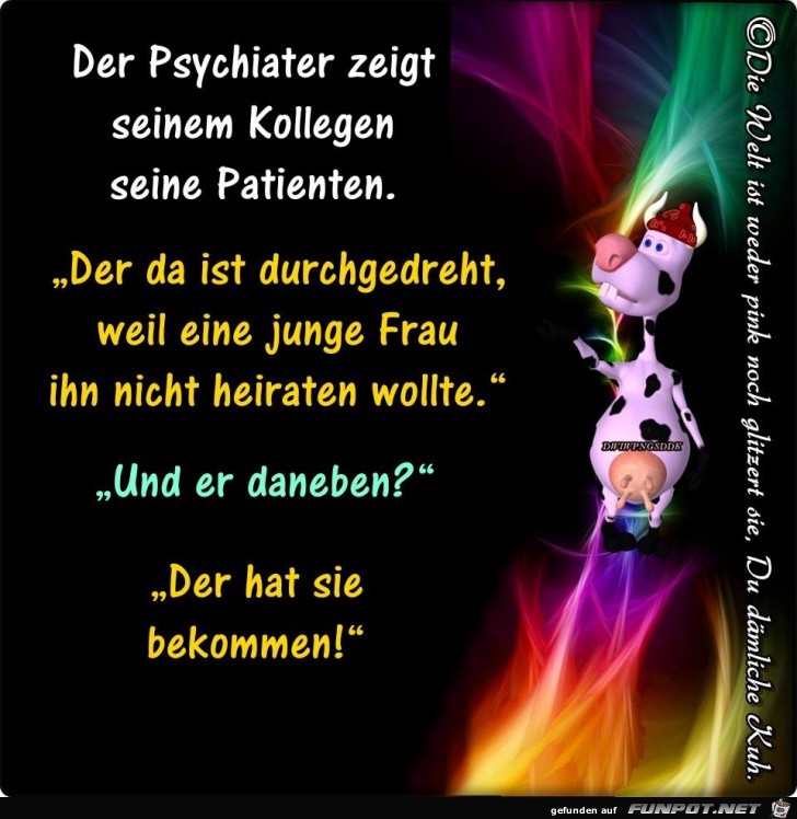 Der Psychiater zeigt seinen Kollegen