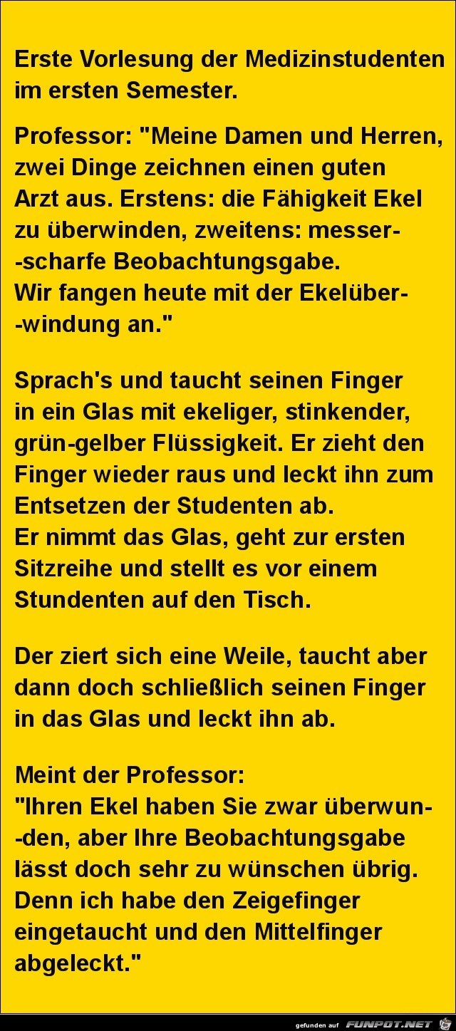 erste Vorlesung im ersten Semester........ erste Vorlesung im ersten Semester........