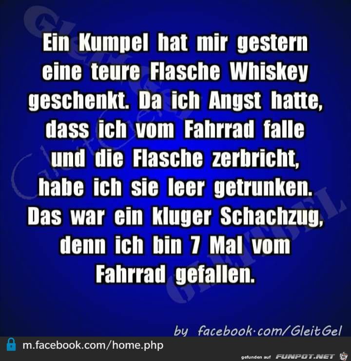 Flasche Whisky