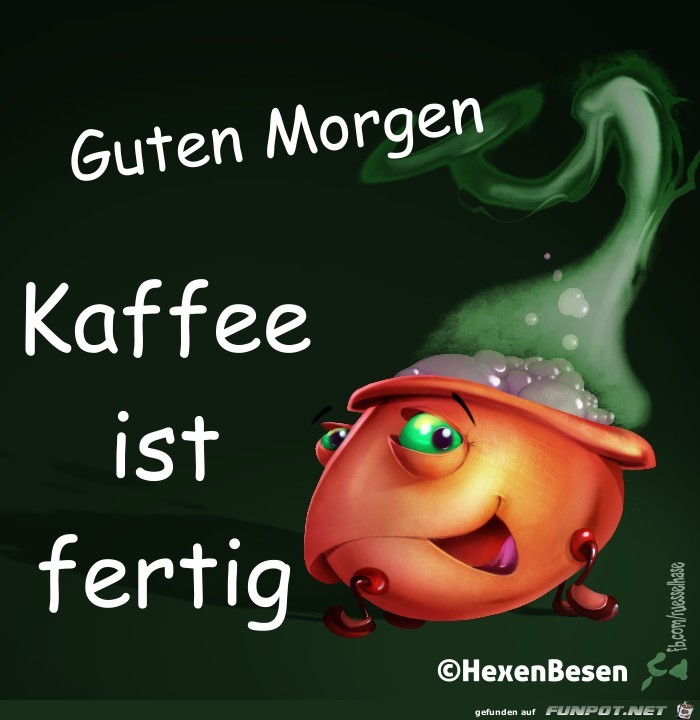 Kaffee ist fertig