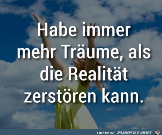 Habe immer mehr Traeume Habe immer mehr Traeume