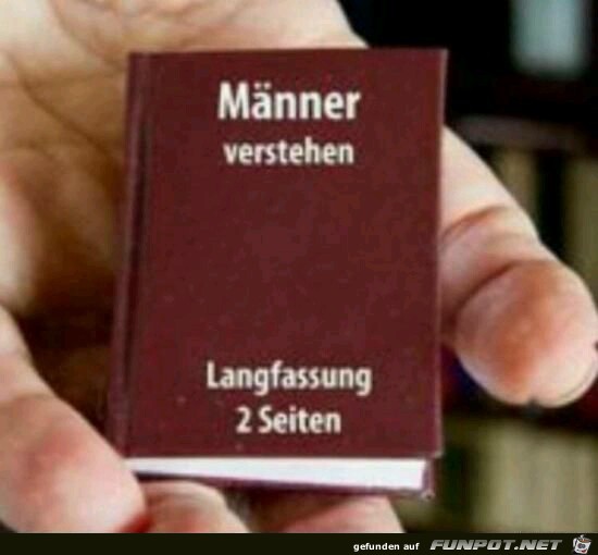 Männer verstehen Männer verstehen