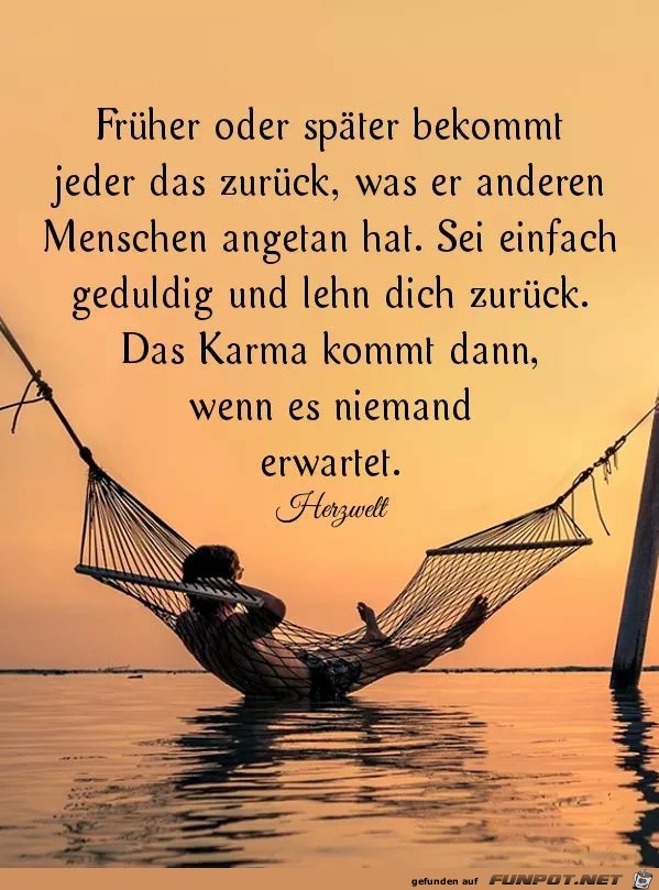 Frueher oder spaeter Frueher oder spaeter
