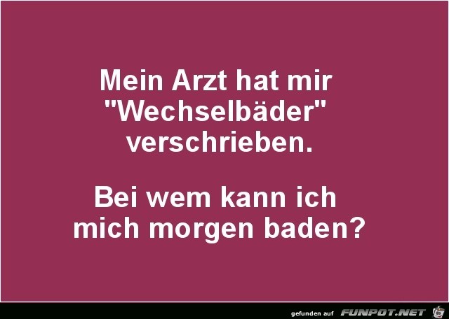 Wechselbäder Wechselbäder