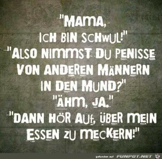 Mama, ich bin schwul........ Mama, ich bin schwul........