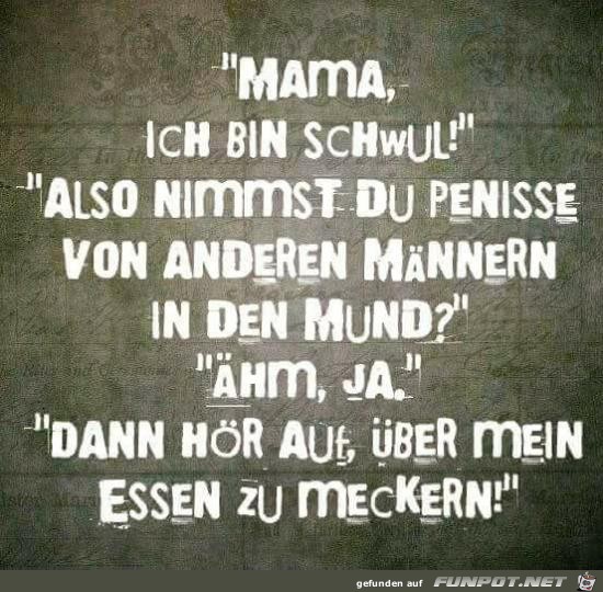 Mama, ich bin schwul........