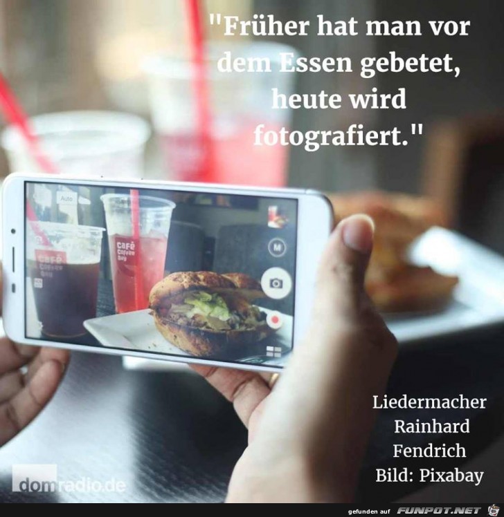 Vor dem Essen