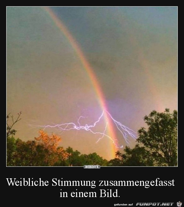 Weibliche Stimmung