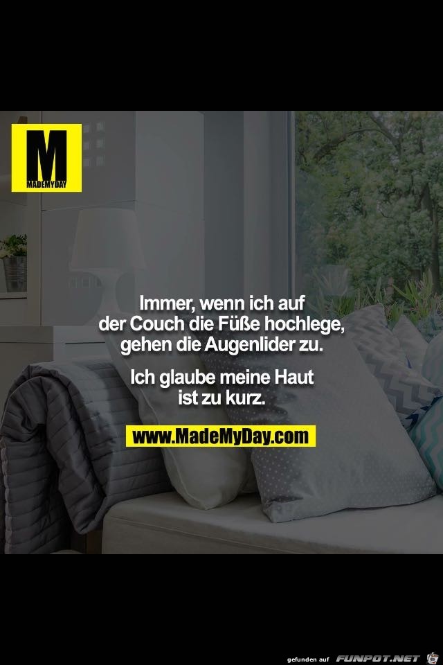 Füsse hochlegen Füsse hochlegen