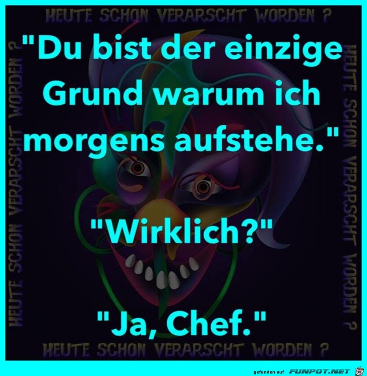 Warum ich morgens aufstehe Warum ich morgens aufstehe