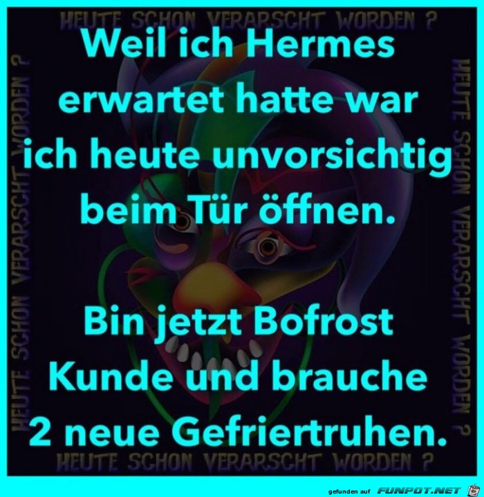 Auf Paketdienst gewartet Auf Paketdienst gewartet