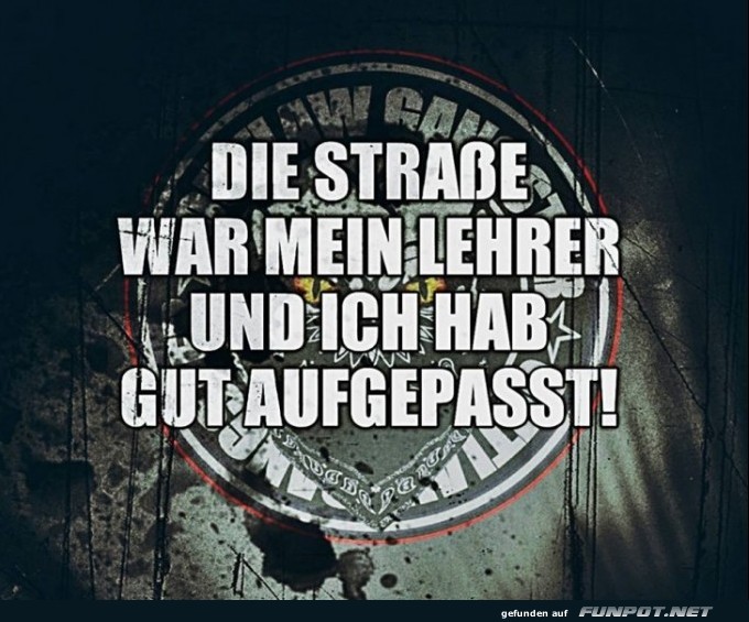 Die Strae war mein Lehrer