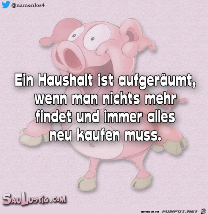 Ein Haushalt ist aufgeraeumt Ein Haushalt ist aufgeraeumt