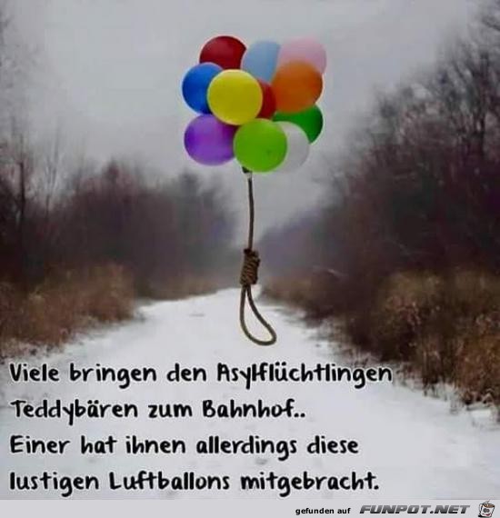 viele bringen den Flüchtlingen......... viele bringen den Flüchtlingen.........