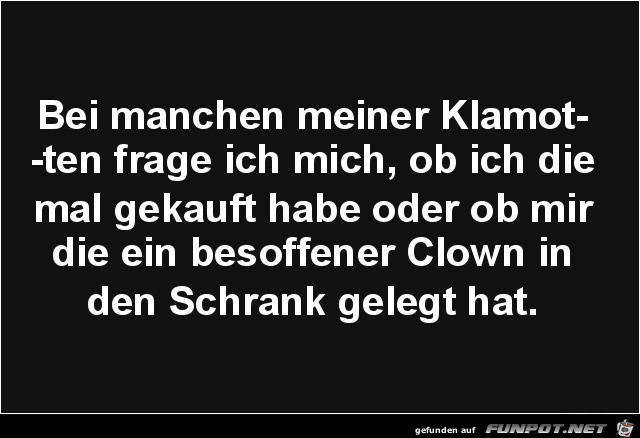 Das fragt sich wohl jeder ab und zu Das fragt sich wohl jeder ab und zu