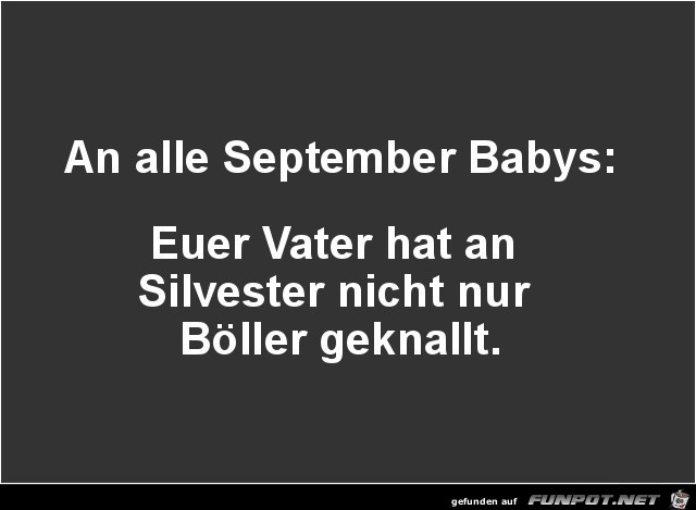 September-Babys