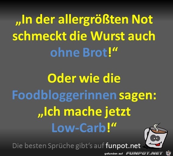 Ohne Brot