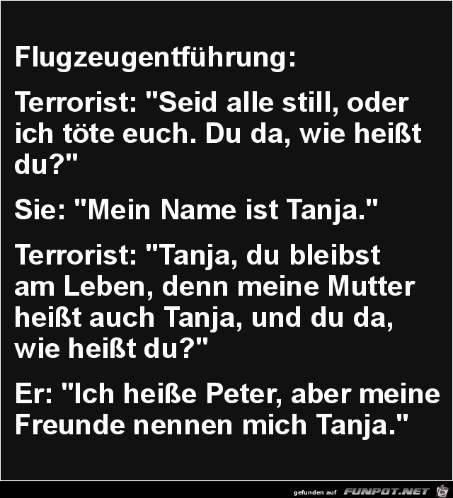 Flugzeugentführung...... Flugzeugentführung......