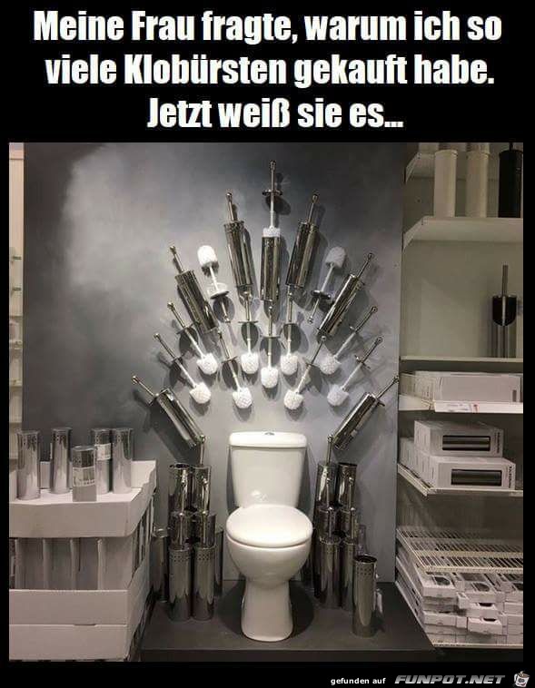viele Klobuerstenn viele Klobuerstenn