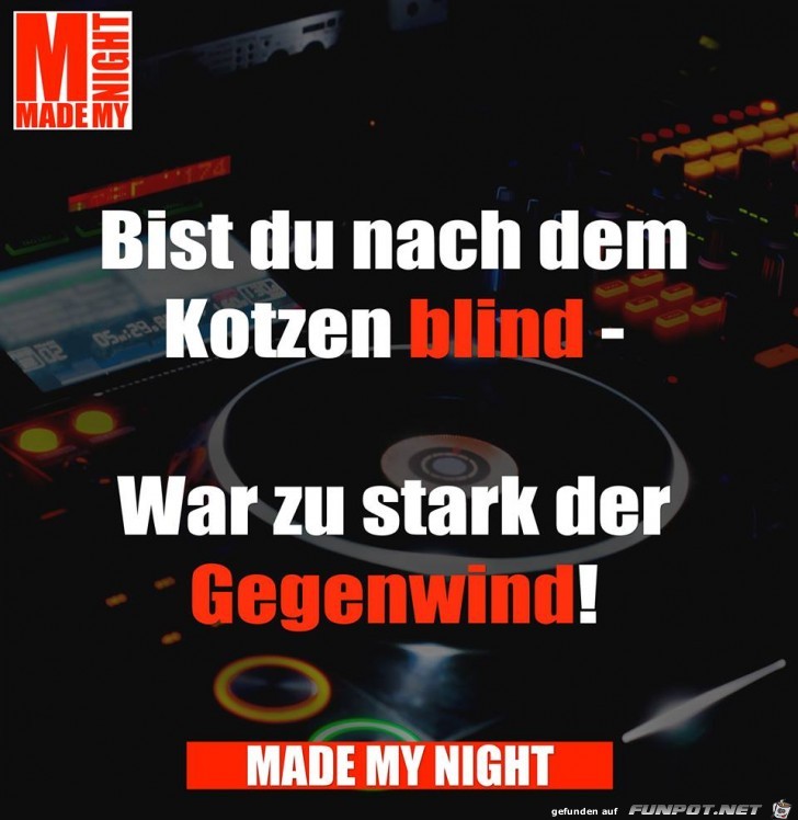 Immer auf den Gegenwind achten Immer auf den Gegenwind achten