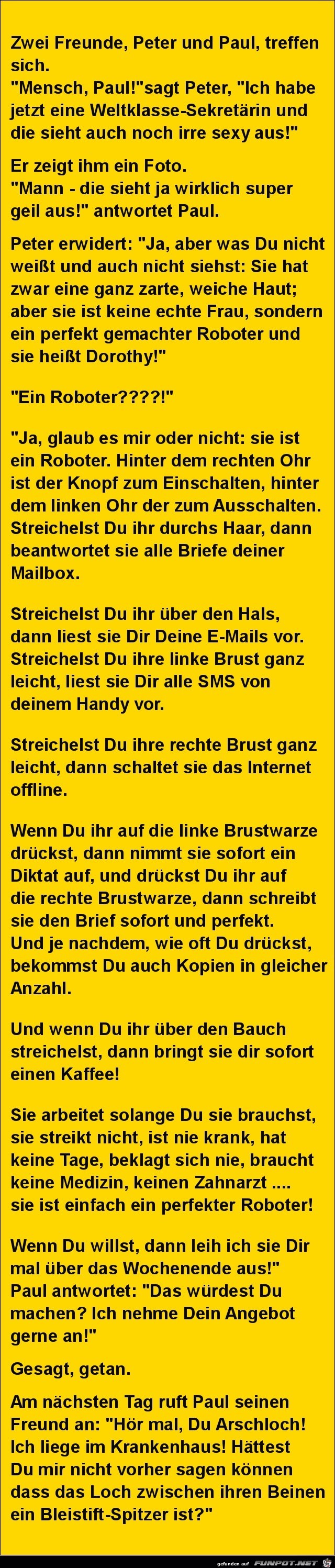 zwei Freunde treffen sich........