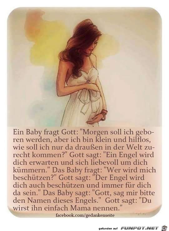 Ein Baby fragt Gott