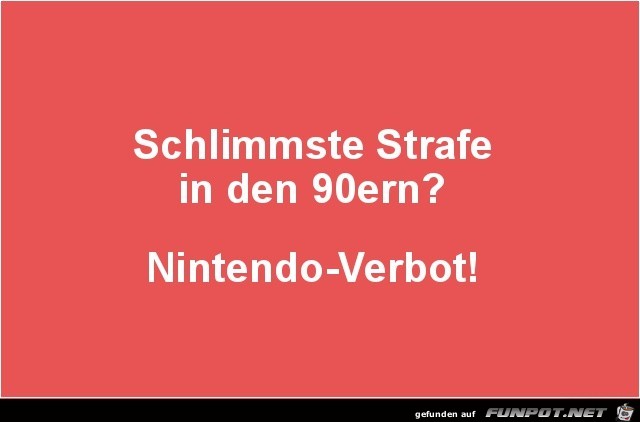 Schlimme Strafe