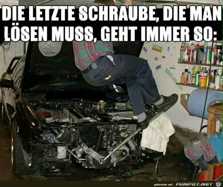 Die letzte Schraube Die letzte Schraube