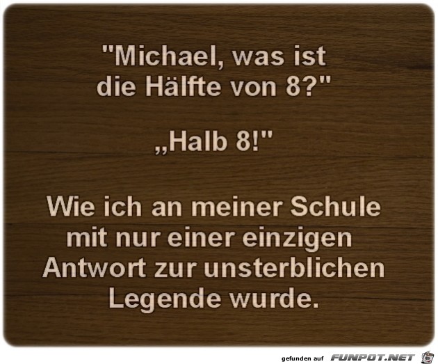 Michael.. Michael..