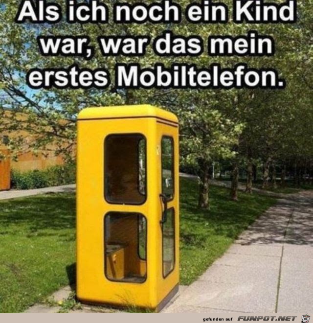 Erstes Mobiltelefon