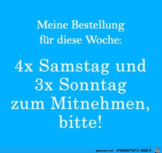 meine Bestellung für diese Woche......... meine Bestellung für diese Woche.........