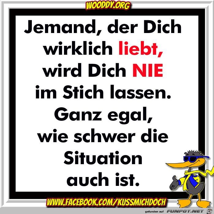 Jemand der dich wirklich liebt