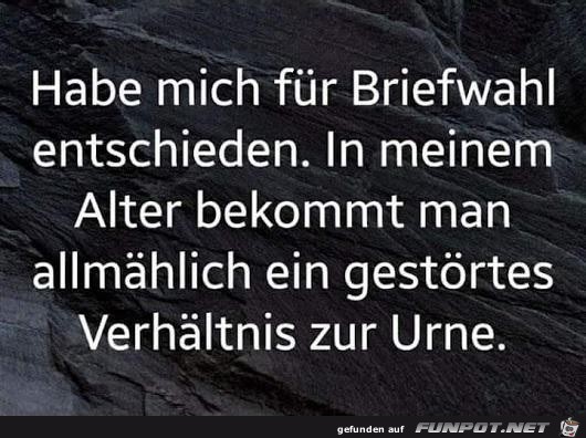 Briefwahl ist nicht so gefährlich Briefwahl ist nicht so gefährlich
