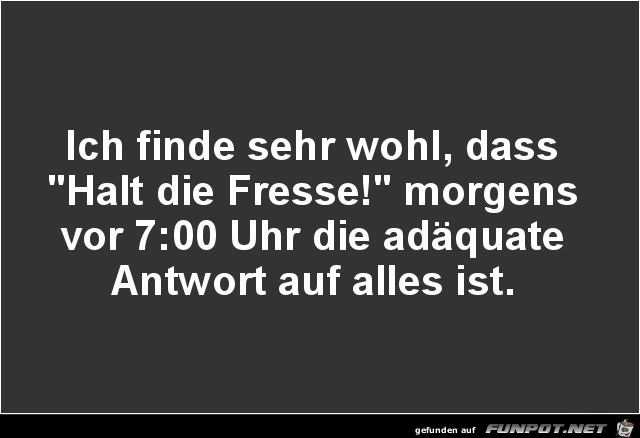 Nette Antwort