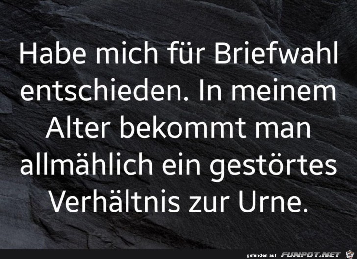 Briefwahl Briefwahl