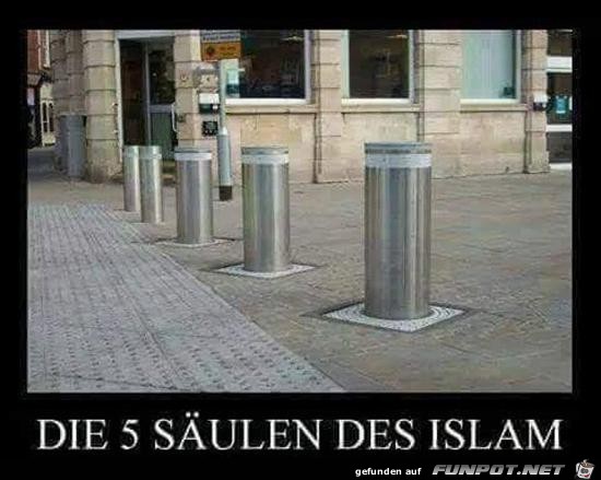 die 5 Sulen des Islams......