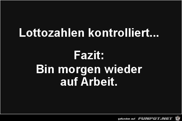 Arbeite morgen wieder Arbeite morgen wieder