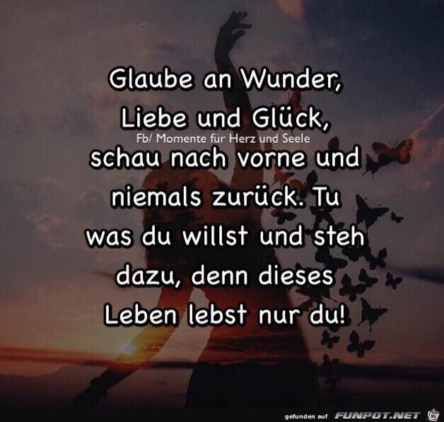 Glaube an Wunder