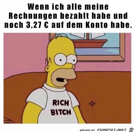 wenn ich alles bezahlt habe....