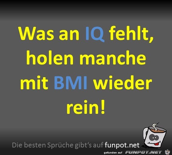 Was an IQ fehlt Was an IQ fehlt