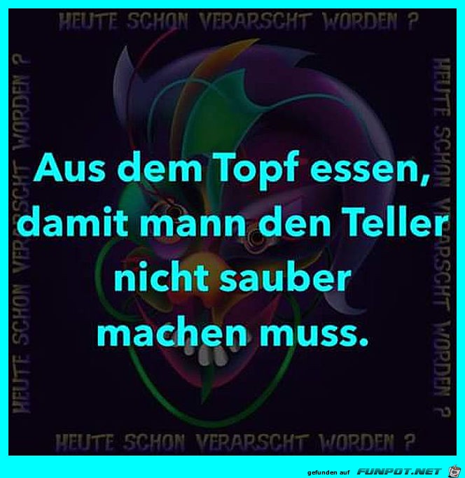 Aus dem Topf essen Aus dem Topf essen