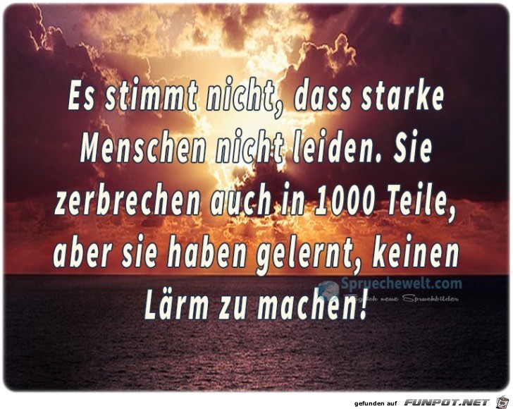 Es stimmt nicht...