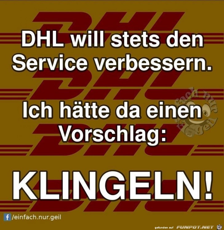 DHL will den Service verbessern DHL will den Service verbessern