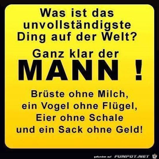 ganz klar der Mann....... ganz klar der Mann.......