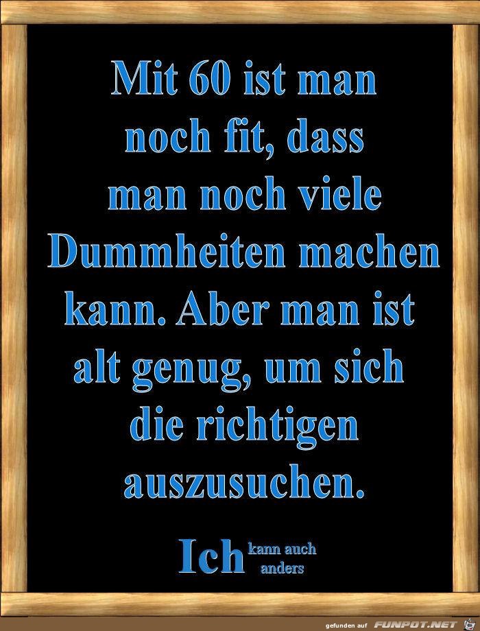 Mit 60 ist man noch fit Mit 60 ist man noch fit