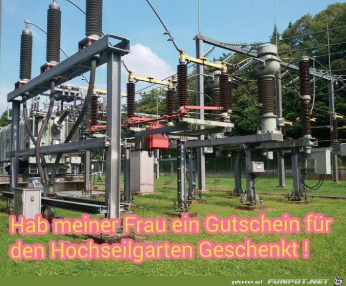 Gutschein für Hochseilgarten Gutschein für Hochseilgarten