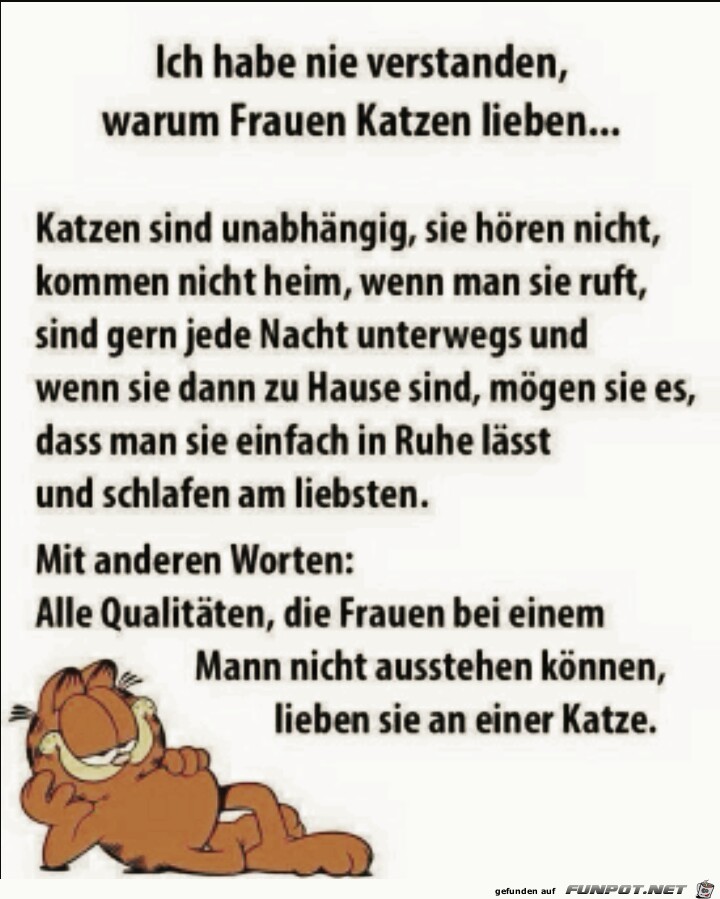 warum Frauen Katzen lieben