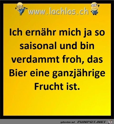 ich ernähr mich ja so saional....... ich ernähr mich ja so saional.......