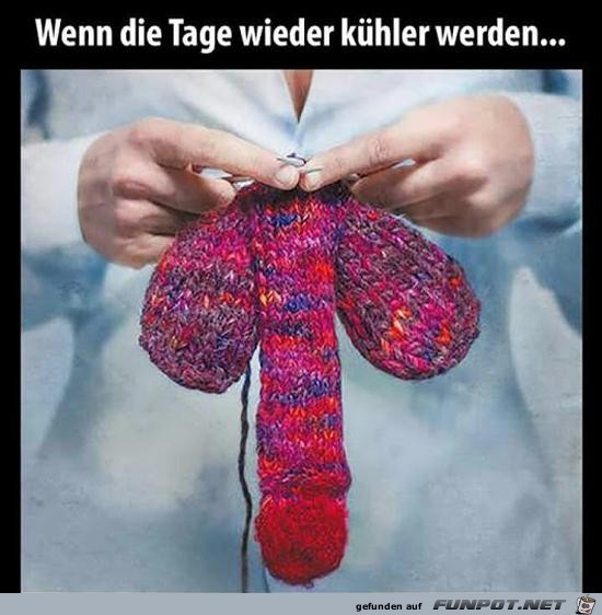Es wird kühler Es wird kühler